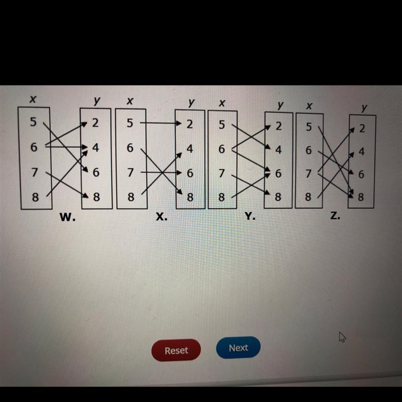 Which of these mappings is a function-example-1