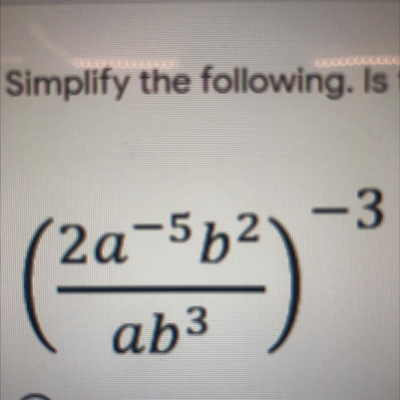 Simplify the following. Is the constant term in the numerator or denominator?-example-1