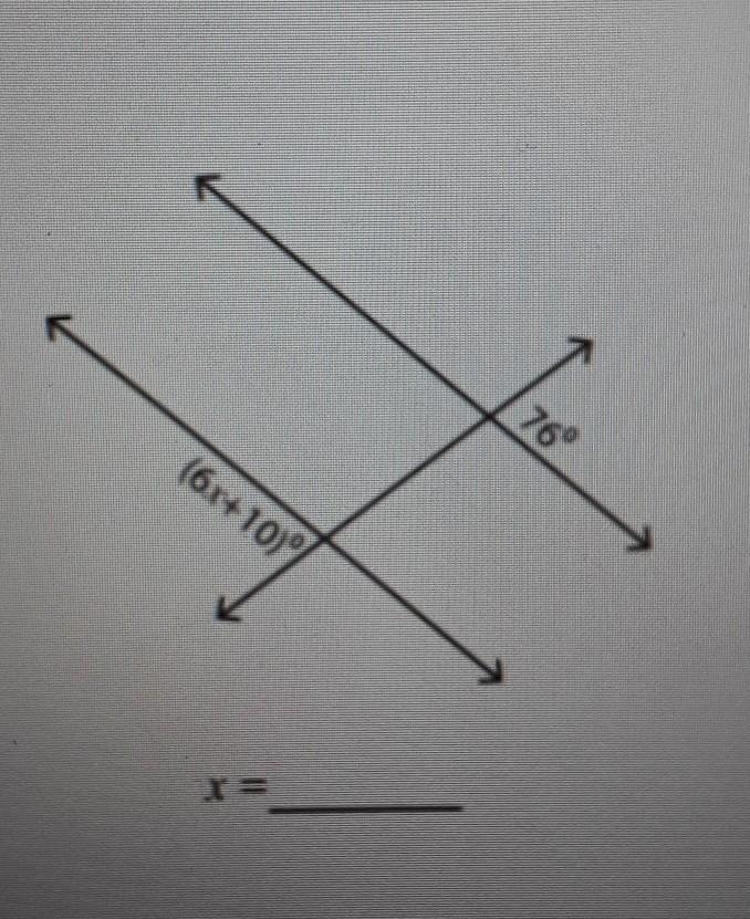 Find the value of x x=​-example-1