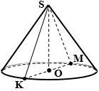 A) Given: Lateral area = 156 SK = 10, Find: m∠KSM-example-1