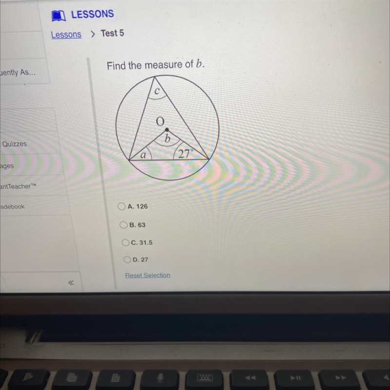 Find the measure of b. PLEASE HELP-example-1