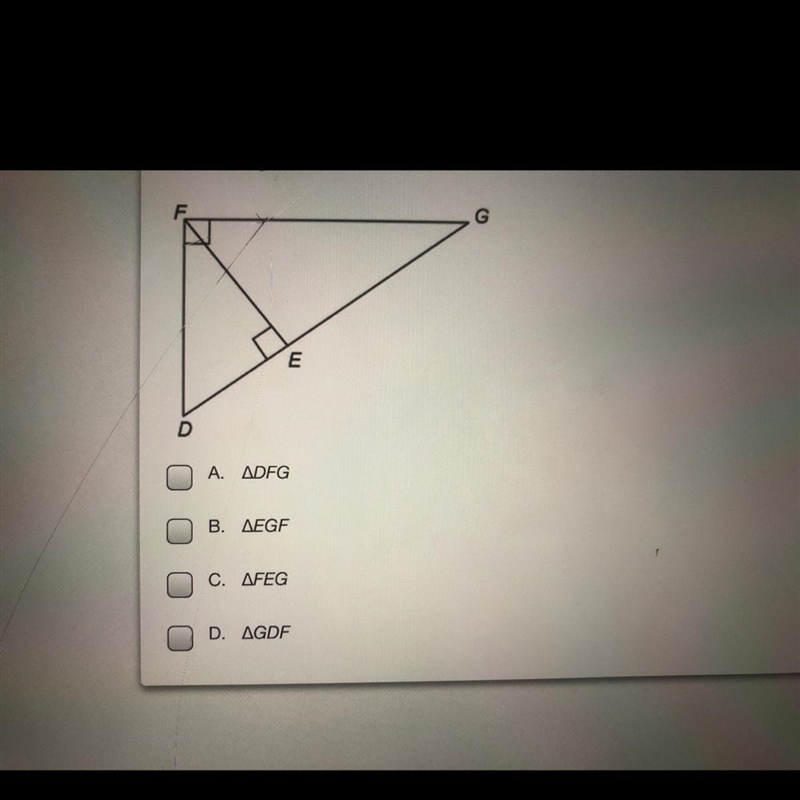 Wich triangles are similar to triangle (DEF)-example-1