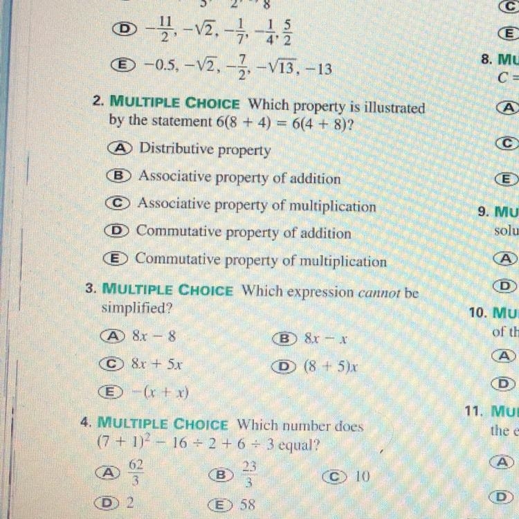 Multiple choices answer and explain the solution?-example-1