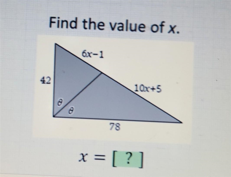 Find the value of X.​-example-1