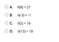 Given that a function, h, has a domain of -3 ≤ x ≤ 11 and a range of 1 ≤ h(x) ≤ 25 and-example-1