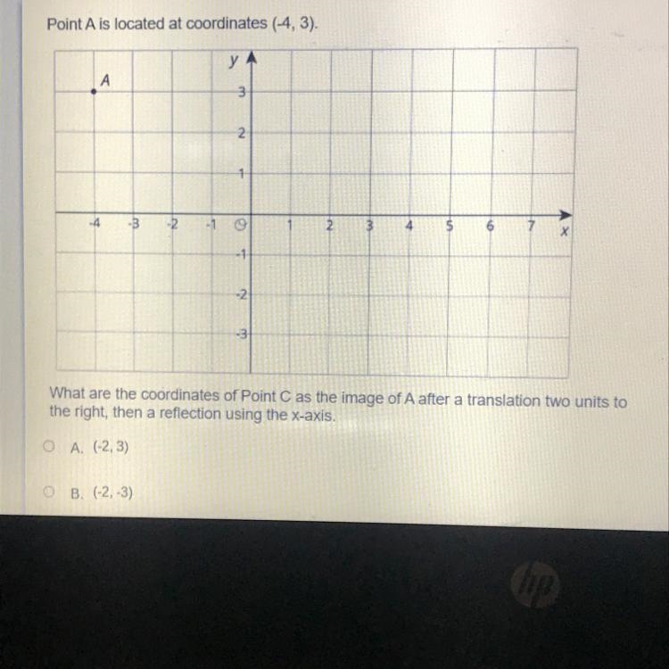 A.(-2,3) B.(-2,-3) C.(2,3) D.(4,3)-example-1