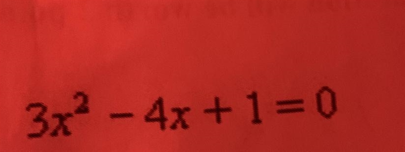 Solve by quadratic Formula:-example-1