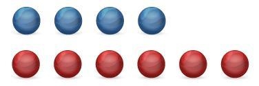 Find the ratio of red marbles to total marbles. Write the ratio in simplest form. 5/3 3/5 2/3 3/2-example-1