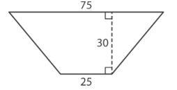 What is the area of the figure below?-example-1