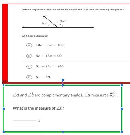 I need help with both of these! (The red one is a different problem so is the green-example-1