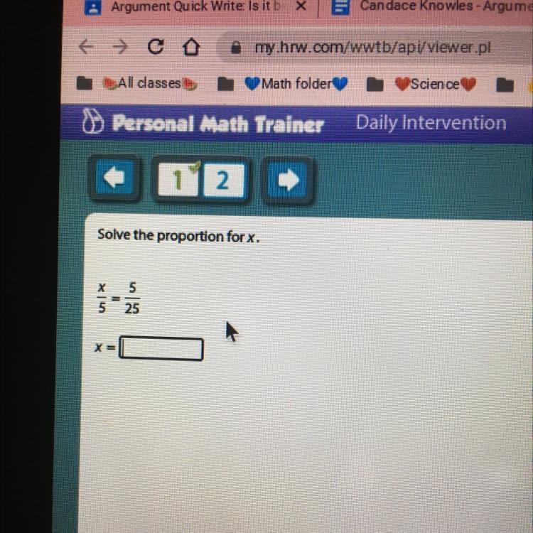 Solve the proportion for x-example-1