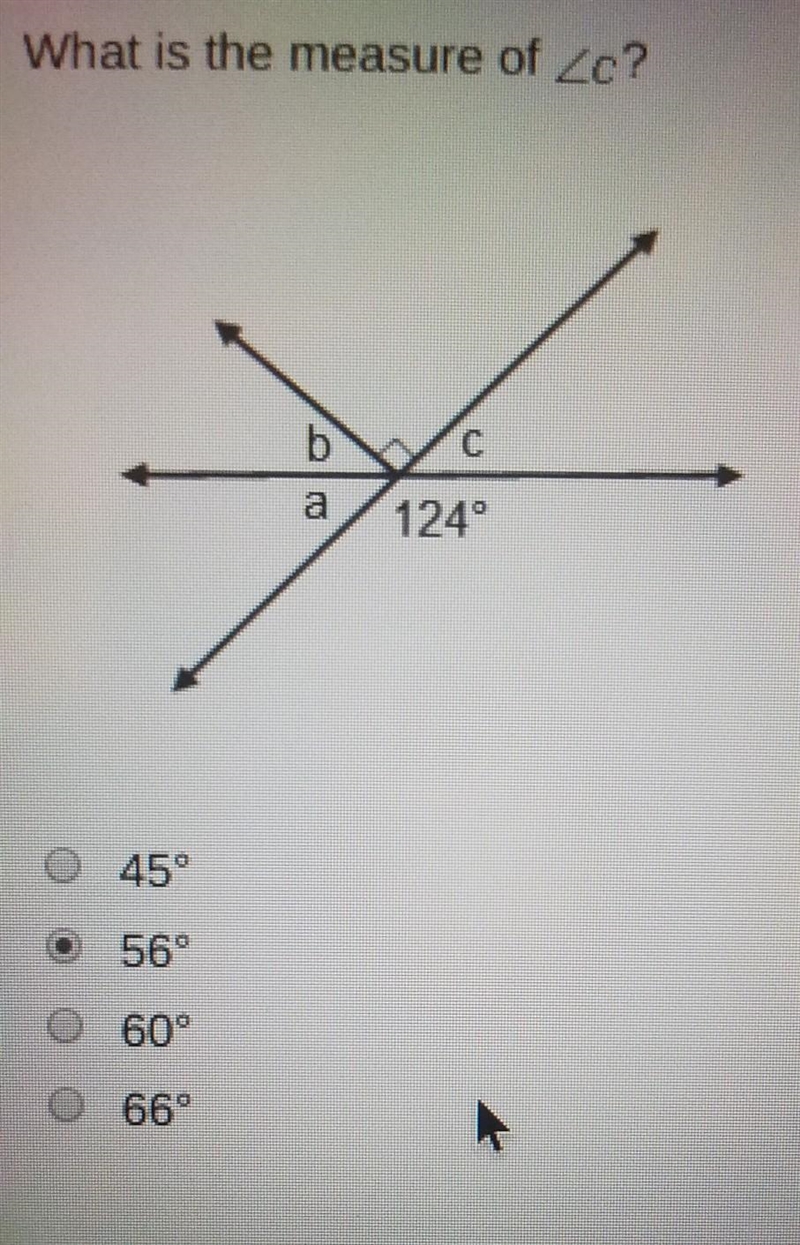 What is the measure of Zc ​-example-1