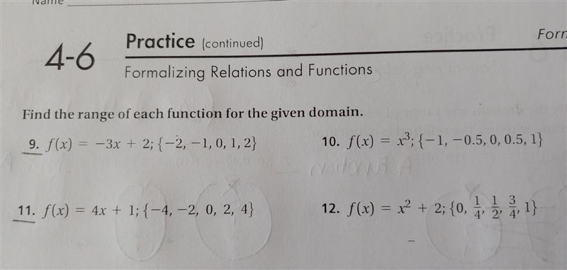 Answer 9 and 11 with explanation on how you solved it.-example-1