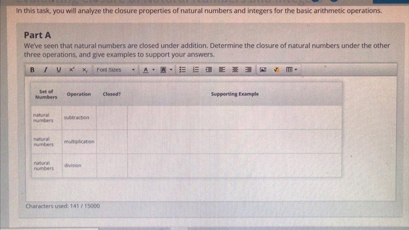 We've seen that natural numbers are closed under addition. Determine the closure of-example-1