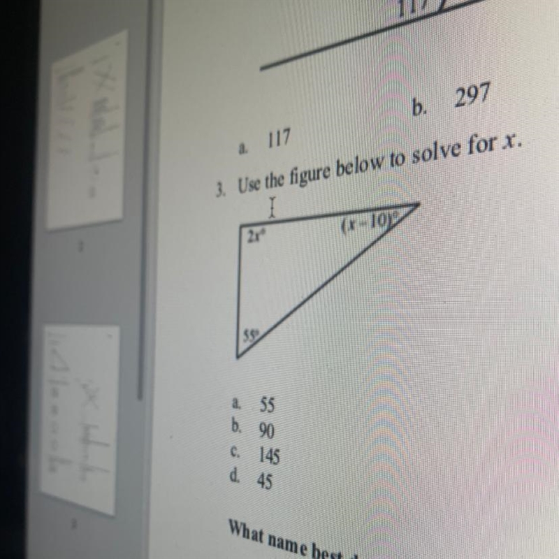 Use the figure below to solve for X.-example-1