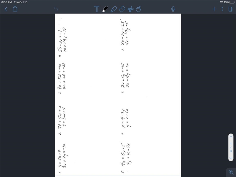 When do I use elimination and when do I use substitution?-example-1