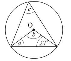 Find the measure of b. A. 63 B. 27 C. 31.5 D. 126-example-1