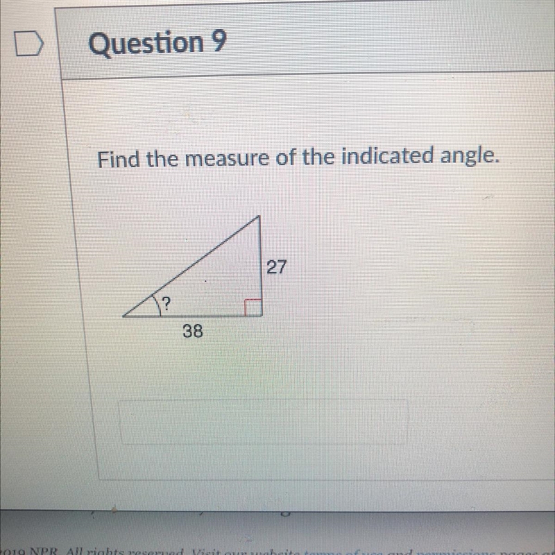 Find the measure of the indicated angle.-example-1