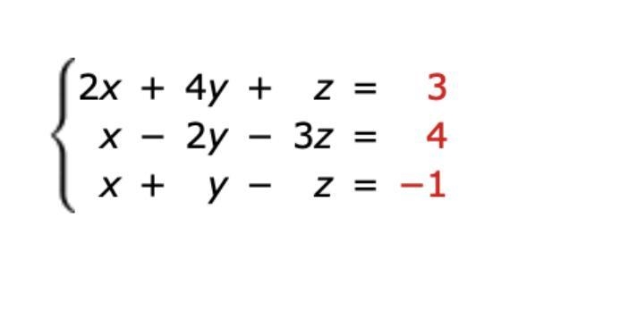 Solve the system of linear equations and check any solutions algebraically.-example-1