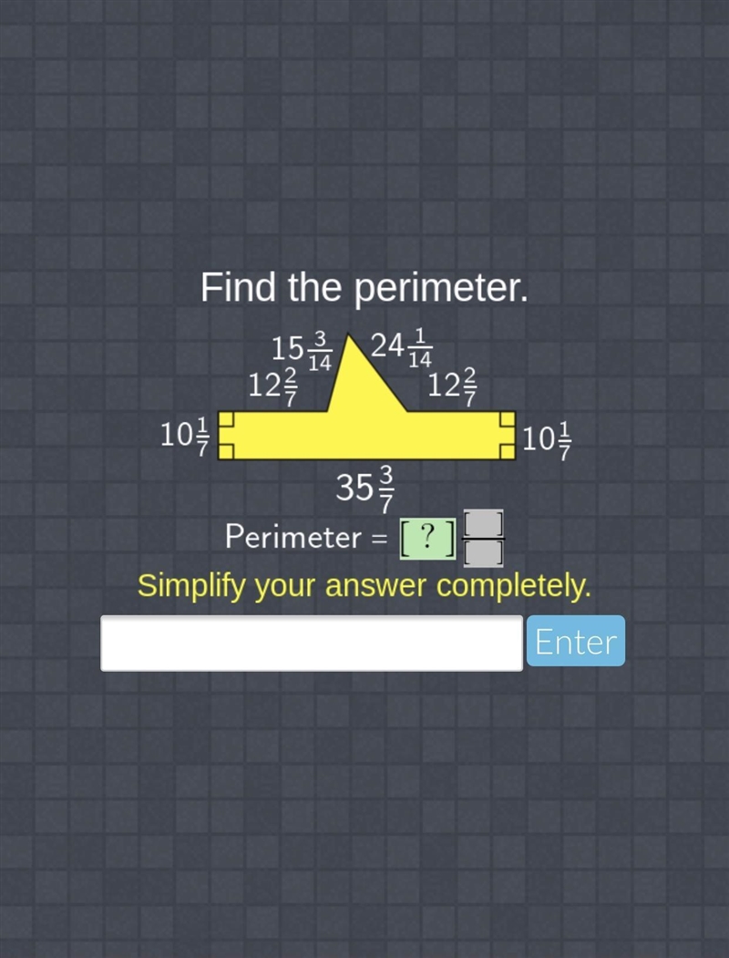 Find the perimeter. Simplify your answer completely.-example-1