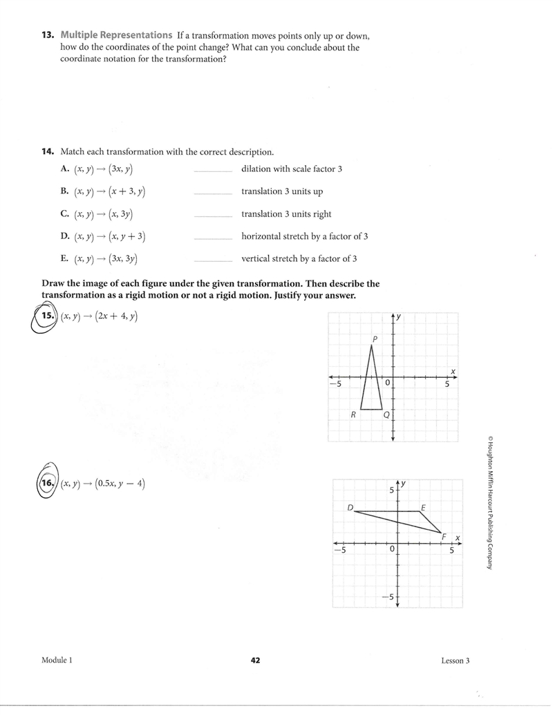 Draw the image of each figure. Then describe the transformation-example-1