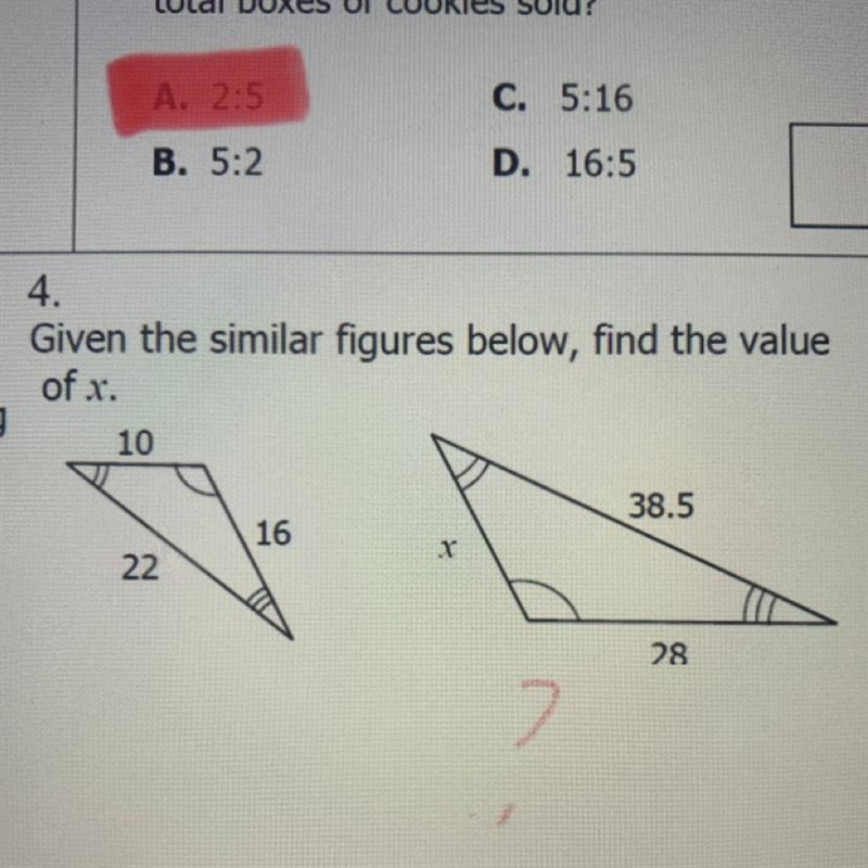 What is the answer to number 4, Also what is the process of solving it?? Thanks-example-1