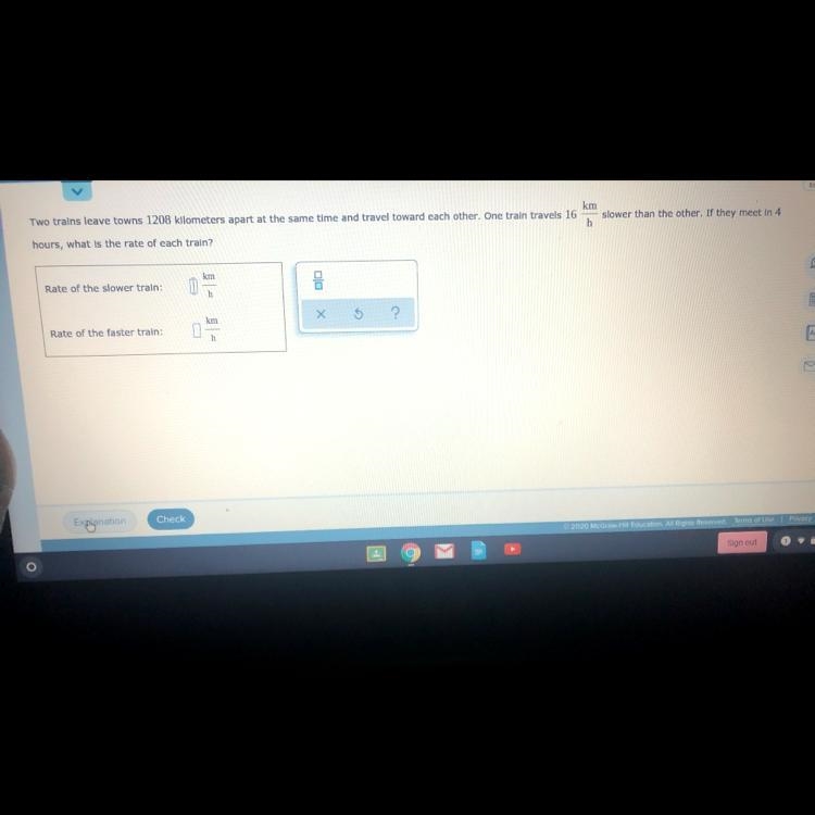 HELP HELP PLEASE RIGHT ANSWER PLEASE Two trains leave towns 1208 kilometers apart-example-1