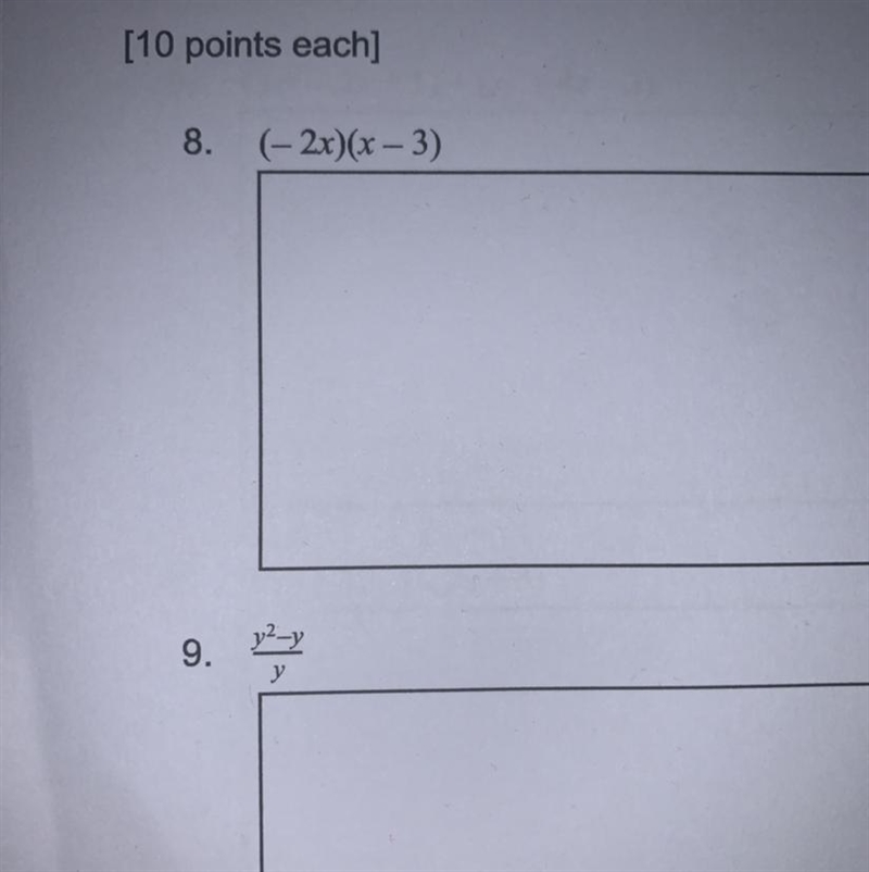 (-2x)(x-3) I need help with algebra!-example-1