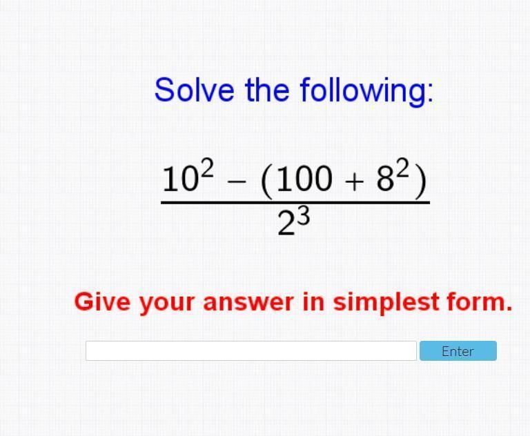 Order of operation with Integers-example-1