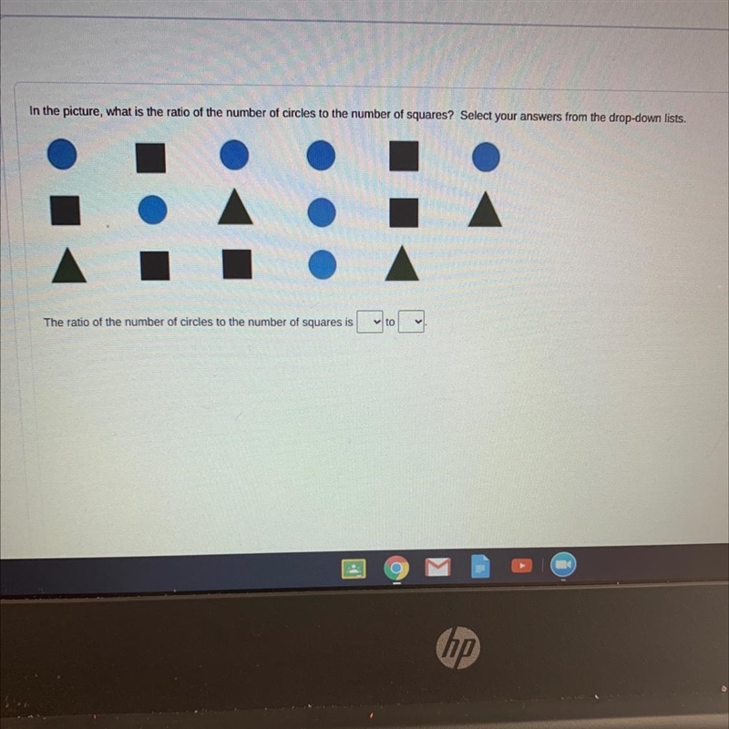 In the picture, what is the ratio of the number of circles to the number of squares-example-1