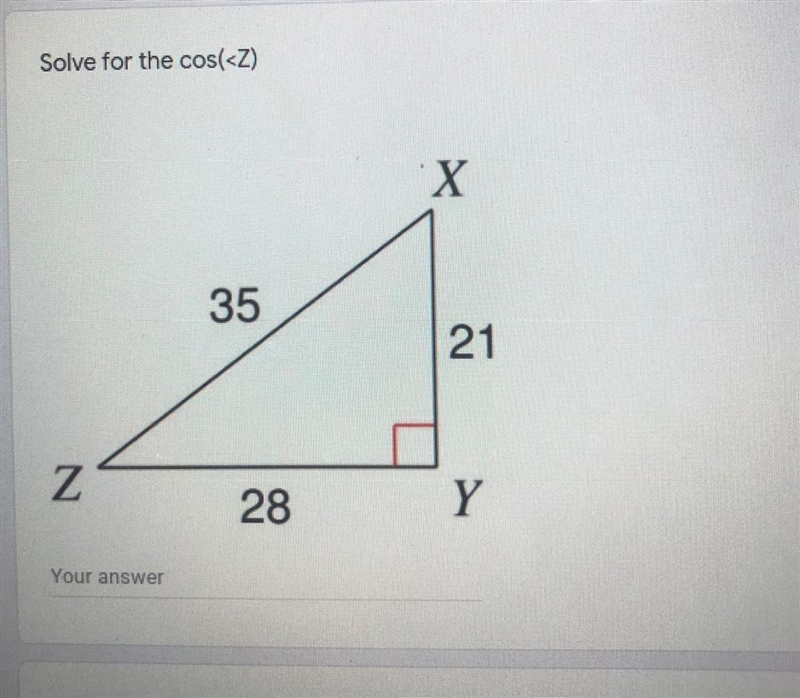 URGENT!! NEED HELP!! SOLVE FOR THE COS(-example-1