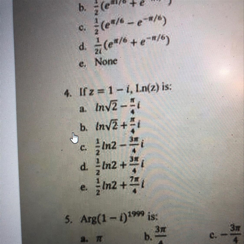 What Ln(z) is answer????!!-example-1