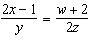 Solve for w ........................-example-1