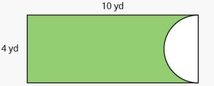 Plssssss help me! What is the area of the shaded portion to the nearest hundredth-example-1