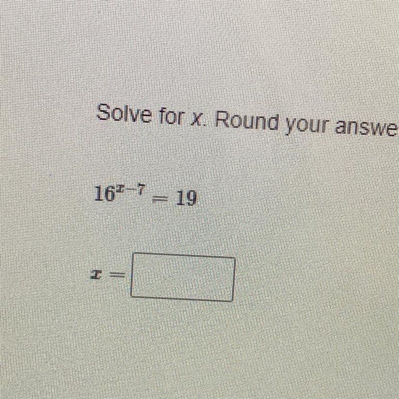 Solve for x. Round your answer to the nearest hundredth-example-1