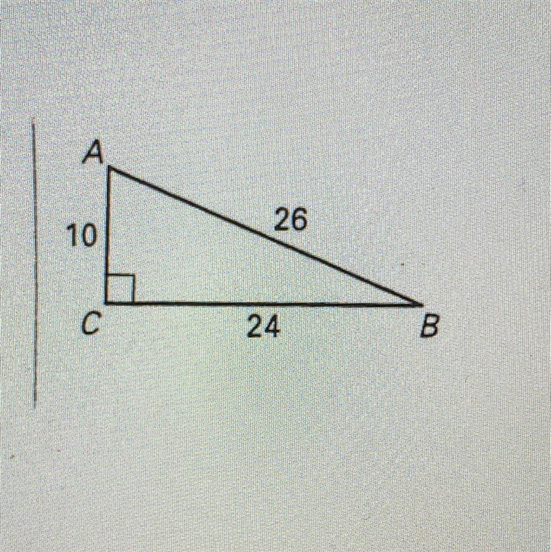 Find cos A and B. Write each answer as a fraction-example-1