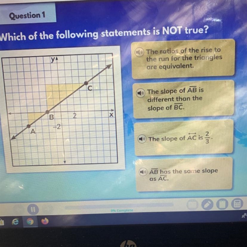 Which of the following statements in NOT true-example-1