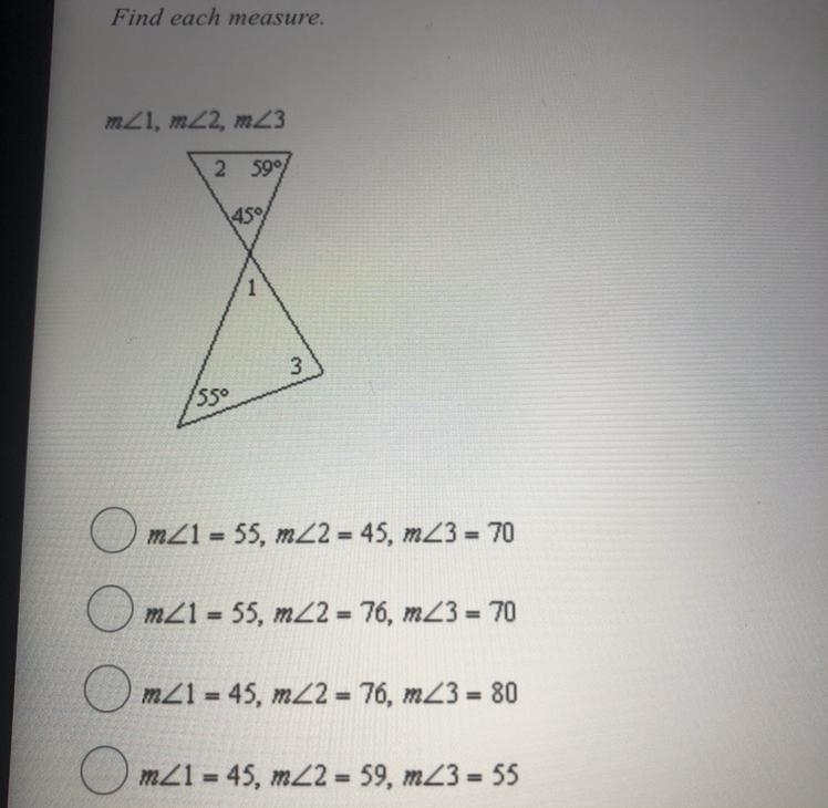 Find the measure. M<1,m<2,m<3-example-1