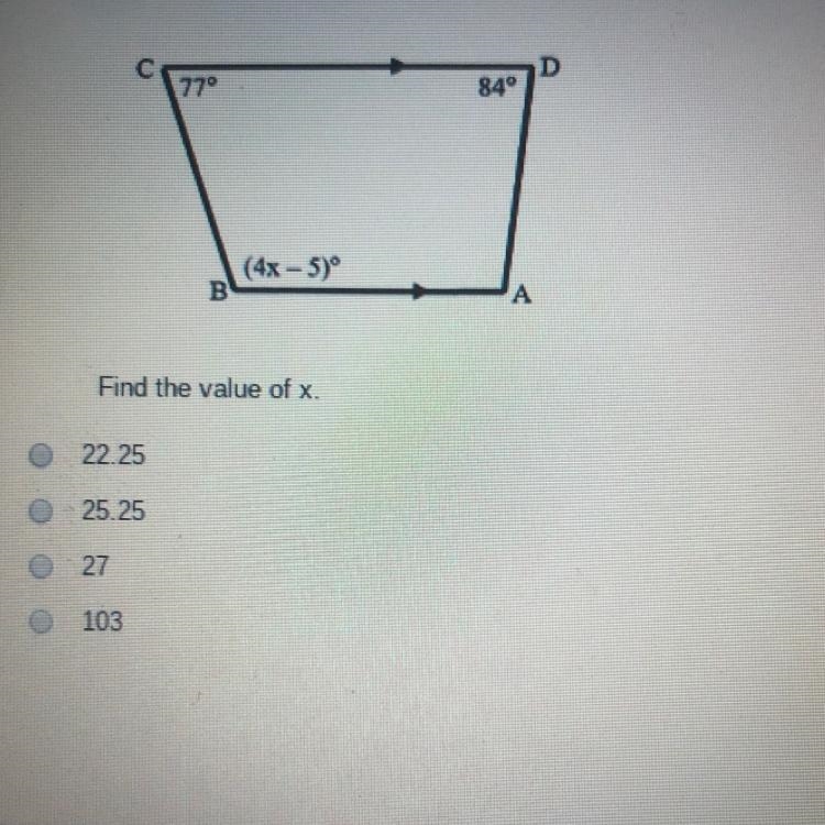 Need this answered asap pls and thanks. Find the value of x-example-1