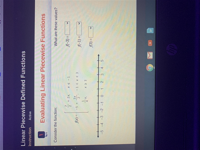 Consider the function what are the values-example-1