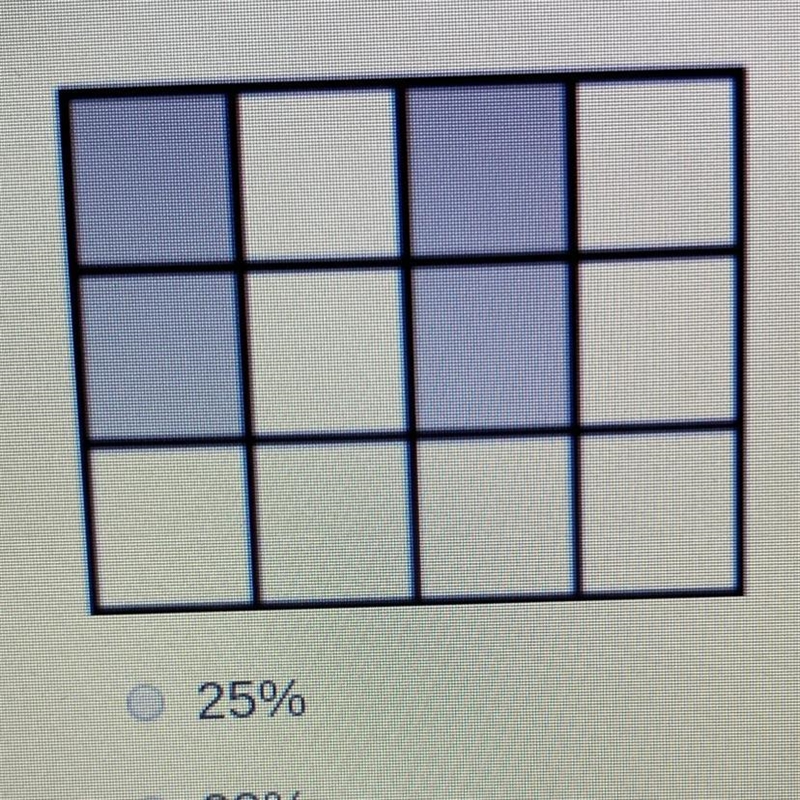 Approximately what percent of the rectangle below is shaded? 25% 33% 40% 66%-example-1