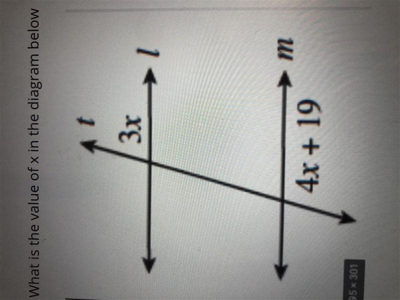 What is the value of x in the diagram-example-1