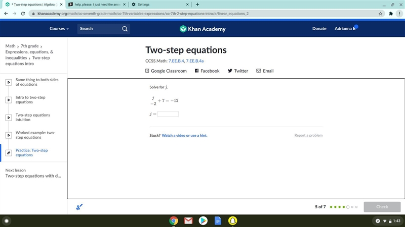 I need help you don't have to explain the answer I just need it, thank you!-example-1