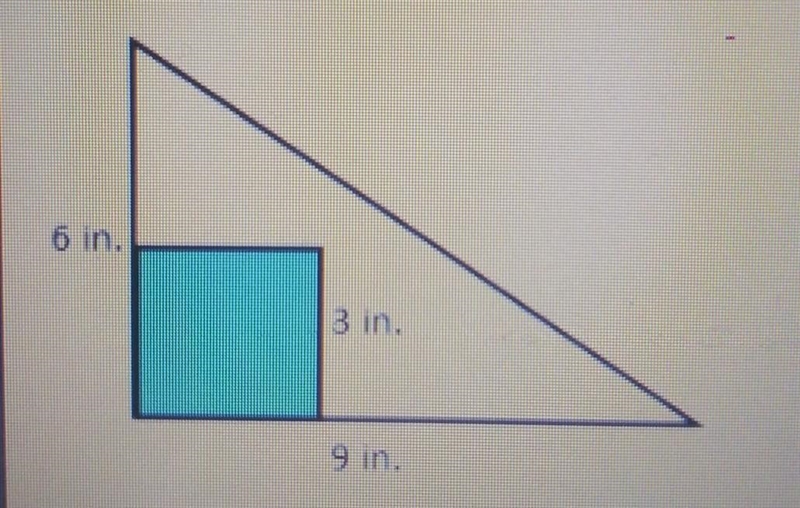 What is the probability that a point chosen at random in the triangle is also in the-example-1