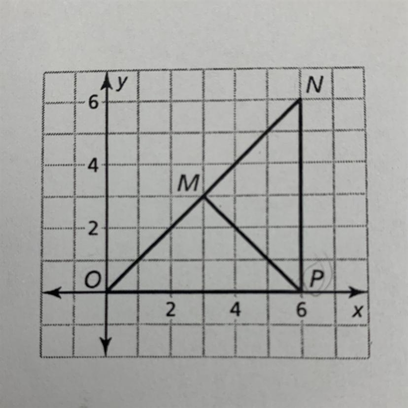 1. Describe how to show that triangle PMO = triangle PMN using the SSS Congruence-example-1