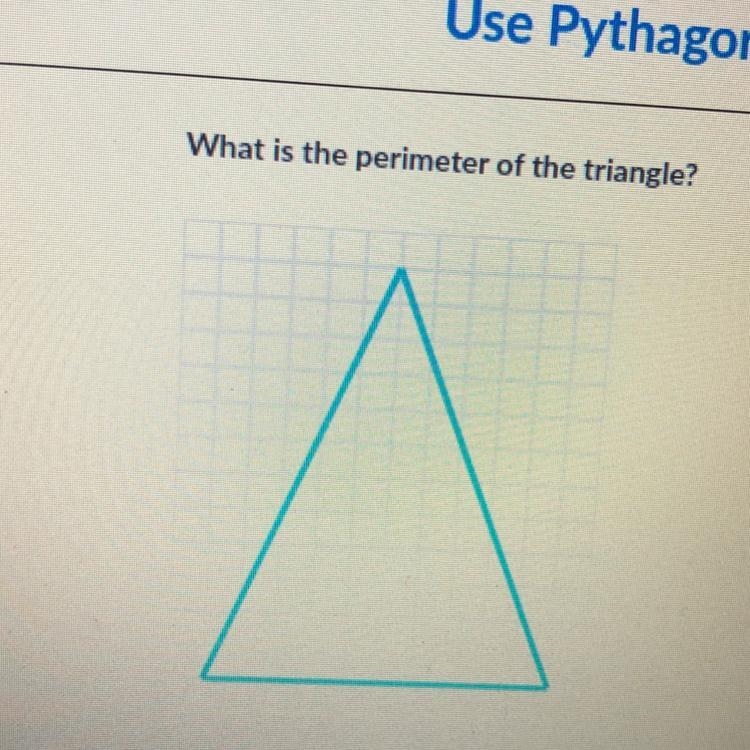 What is the perimeter of the triangle? unit-example-1