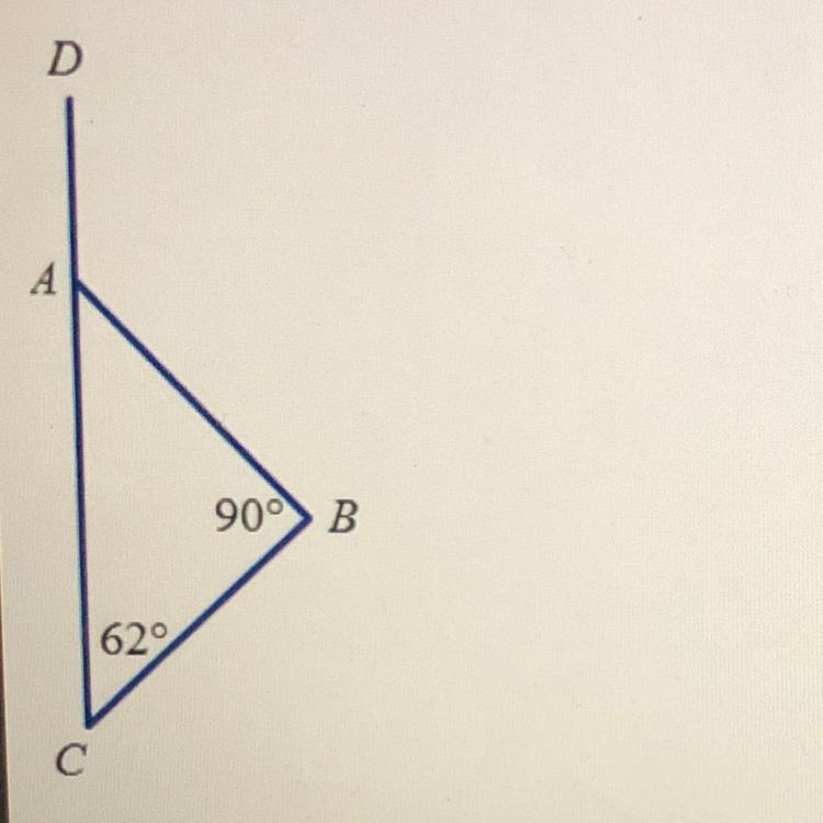 the triangle above is changed so that the Exterior angle measures 128 degrees. How-example-1