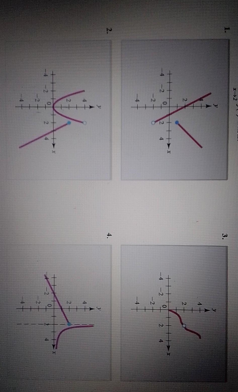 Please help me guys :) Question: In exercises 1 through 4, find the one-sided limits-example-1