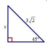 Find the value of x in the diagram below. A. B. C. D. Please select the best answer-example-1