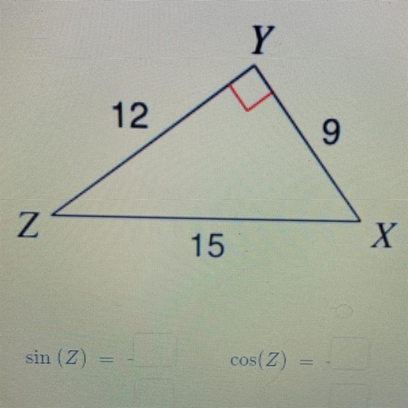 What sides are the Adjacent, Hypotenuse, Opposite?-example-1